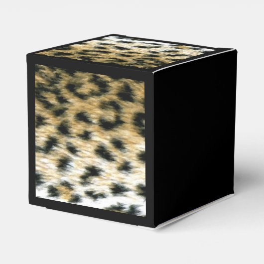 Cheetah Print Geschenkschachtel (Rückseite)