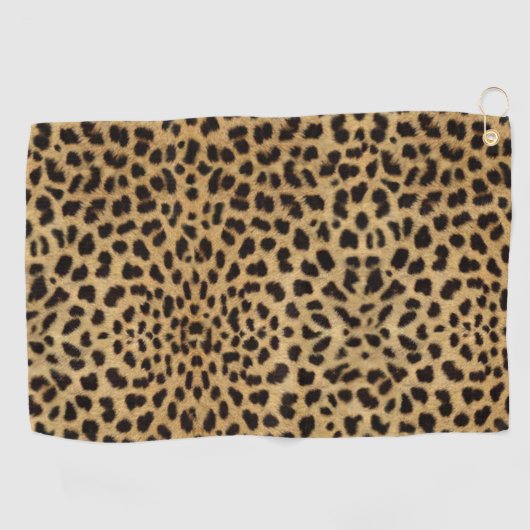 Cheetah Print Golfhandtuch (Horizontal)