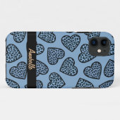 Cheetah Print Herzen iPhone 5 Fall Case-Mate iPhone Hülle (Rückseite (Horizontal))