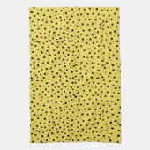 Cheetah Print in natürlicher Farbe Geschirrtuch (Vertikal)