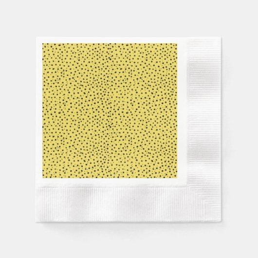 Cheetah Print in natürlicher Farbe Serviette (Vorderseite)