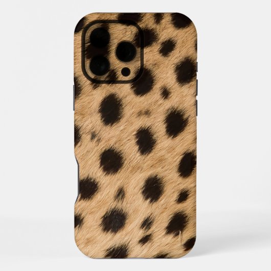 Cheetah Print iPhone Hülle (Rückseite)