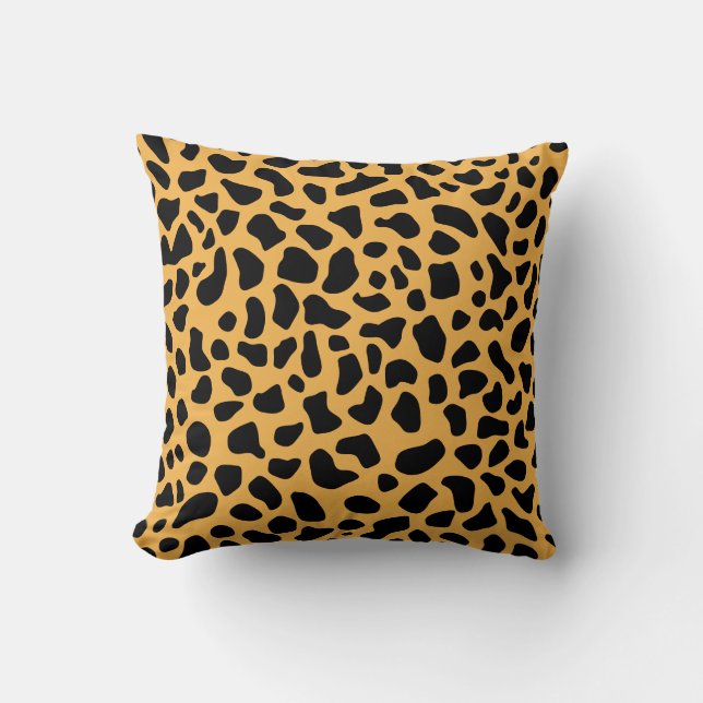 Cheetah Print Kissen (Vorderseite)