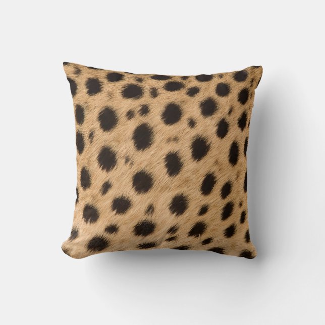 Cheetah Print Kissen (Vorderseite)