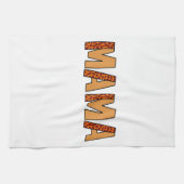 Cheetah Print Leopard Mama Geschirrtuch (Horizontal)