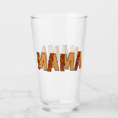 Cheetah Print Leopard Mama Glas (Vorderseite)