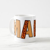 Cheetah Print Leopard Mama Kaffeetasse (Vorderseite Links)