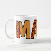 Cheetah Print Leopard Mama Kaffeetasse (Links)