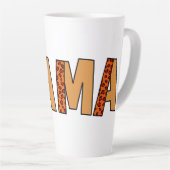Cheetah Print Leopard Mama Milchtasse (Rechte Ecke)