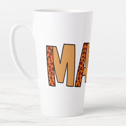 Cheetah Print Leopard Mama Milchtasse (Links)