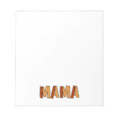 Cheetah Print Leopard Mama Notizblock (Vorderseite)