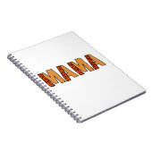 Cheetah Print Leopard Mama Notizblock (Rechte Seite)