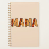 Cheetah Print Leopard Mama Planer (Vorderseite)