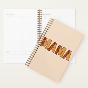 Cheetah Print Leopard Mama Planer