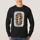 Cheetah Print Letter O Initial Letter O Leopard B T-Shirt (Vorderseite)