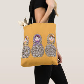Cheetah Print Matryoshka Tote Bag Tasche (Von Nahem)