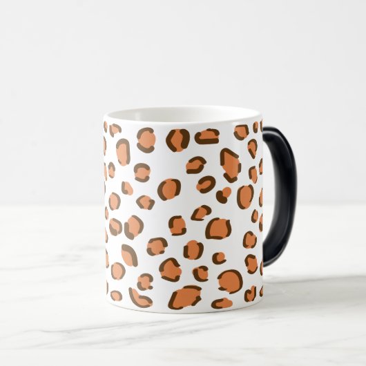 Cheetah Print Morphing Tasse (VorderseiteRechts)