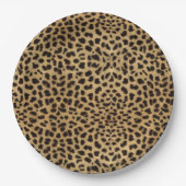 Cheetah Print Pappteller (Vorderseite)