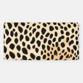 Cheetah Print Pattern Banner (Horizontal)