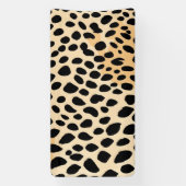 Cheetah Print Pattern Banner (Vertikal)
