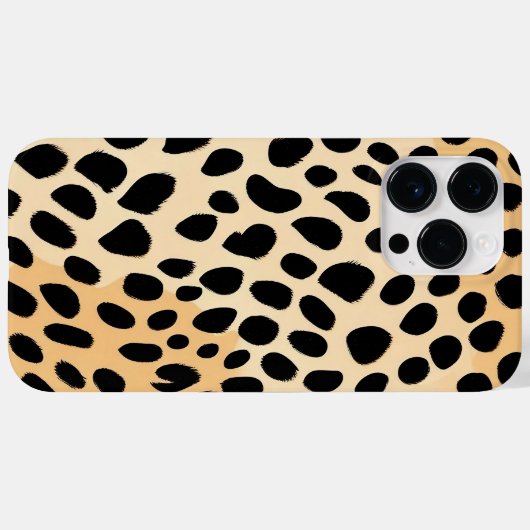 Cheetah Print Pattern Case-Mate iPhone Hülle (Rückseite (Horizontal))