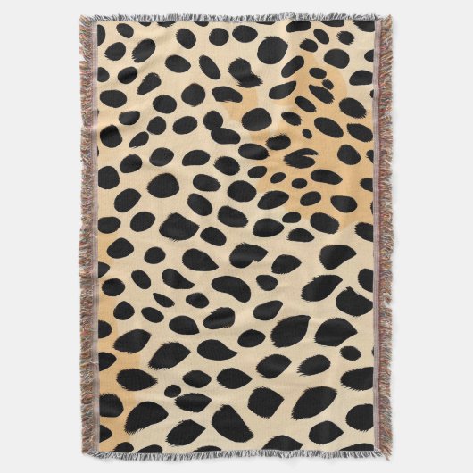 Cheetah Print Pattern Decke (Vorderseite Vertikal)