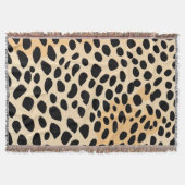 Cheetah Print Pattern Decke (Vorderseite)