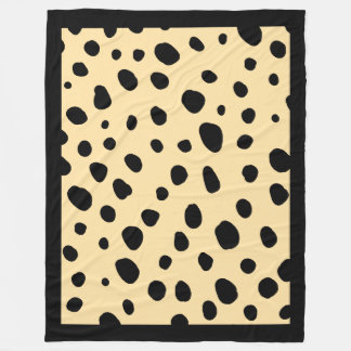 Cheetah Print Pattern Fleece Blanket