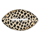 Cheetah Print Pattern Football (Vorderseite)
