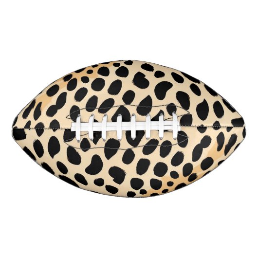 Cheetah Print Pattern Football (Vorderseite)