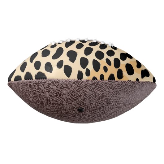 Cheetah Print Pattern Football (Gedreht 270)