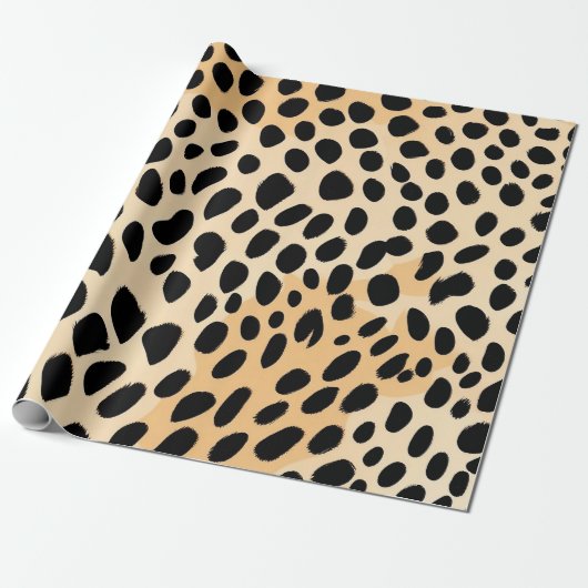Cheetah Print Pattern Geschenkpapier (Ungerollt)
