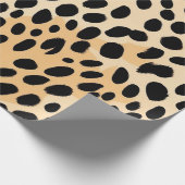 Cheetah Print Pattern Geschenkpapier (Ecke)