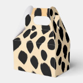Cheetah Print Pattern Geschenkschachtel (Rückseite)