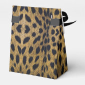 Cheetah Print Pattern Geschenkschachtel (Rückseite)