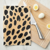 Cheetah Print Pattern Geschirrtuch (Viertel Falte)