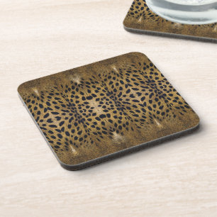 Cheetah Print Pattern Getränkeuntersetzer