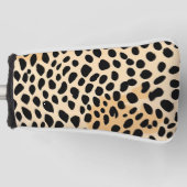 Cheetah Print Pattern Golf Headcover (Vorderseite)