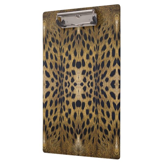 Cheetah Print Pattern Klemmbrett (Links)