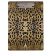 Cheetah Print Pattern Klemmbrett (Vorderseite)
