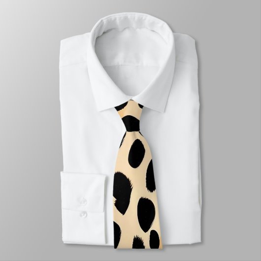 Cheetah Print Pattern Krawatte (Gebunden)