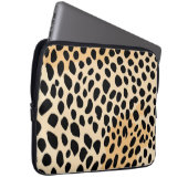 Cheetah Print Pattern Laptopschutzhülle (Vorne Rechts)