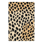 Cheetah Print Pattern Mini Klemmbrett (Rückseite)