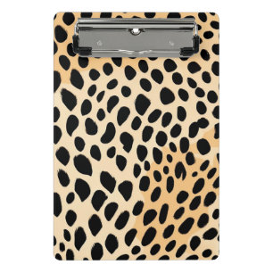 Cheetah Print Pattern Mini Klemmbrett