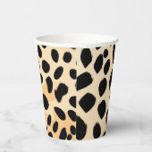 Cheetah Print Pattern Pappbecher (Rechts)