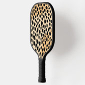 Cheetah Print Pattern Pickleball Schläger (Links)