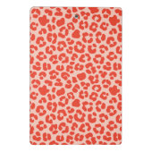 Cheetah Print Pattern Red Mini Klemmbrett (Rückseite)
