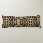 Cheetah Print Pattern Seitenschläferkissen (Rückseite)