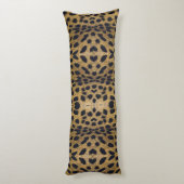 Cheetah Print Pattern Seitenschläferkissen (Rückseite (Vertikal))