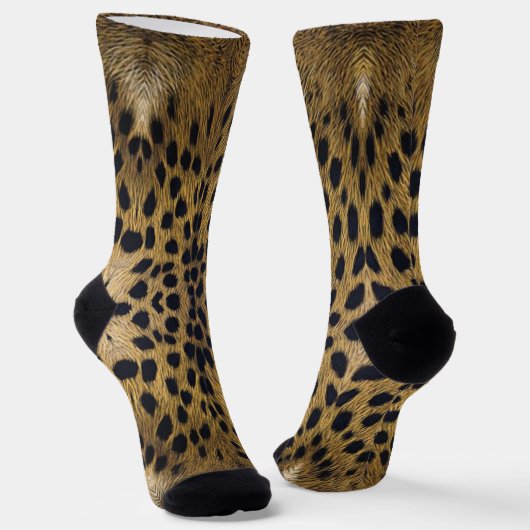 Cheetah Print Pattern Socken (Gewinkelt)